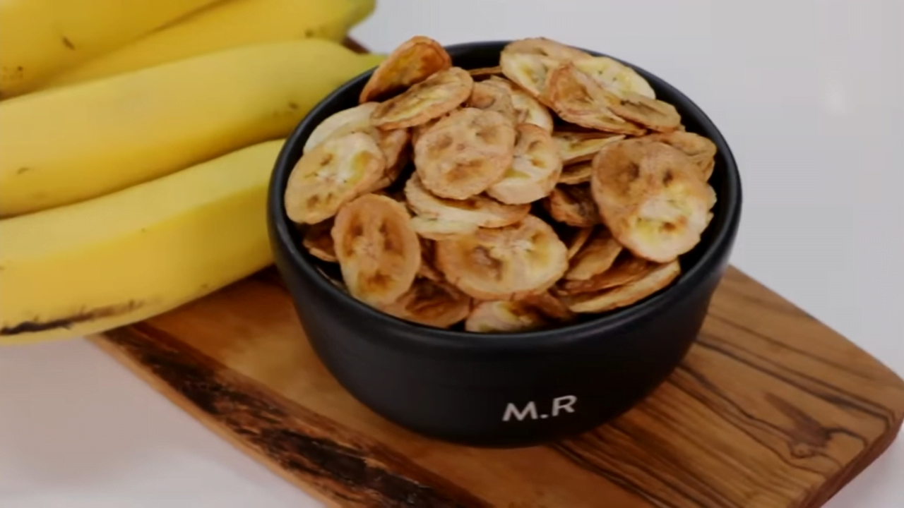 Como fazer banana chips na airfryer 