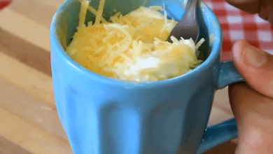 Como fazer pão de queijo de caneca